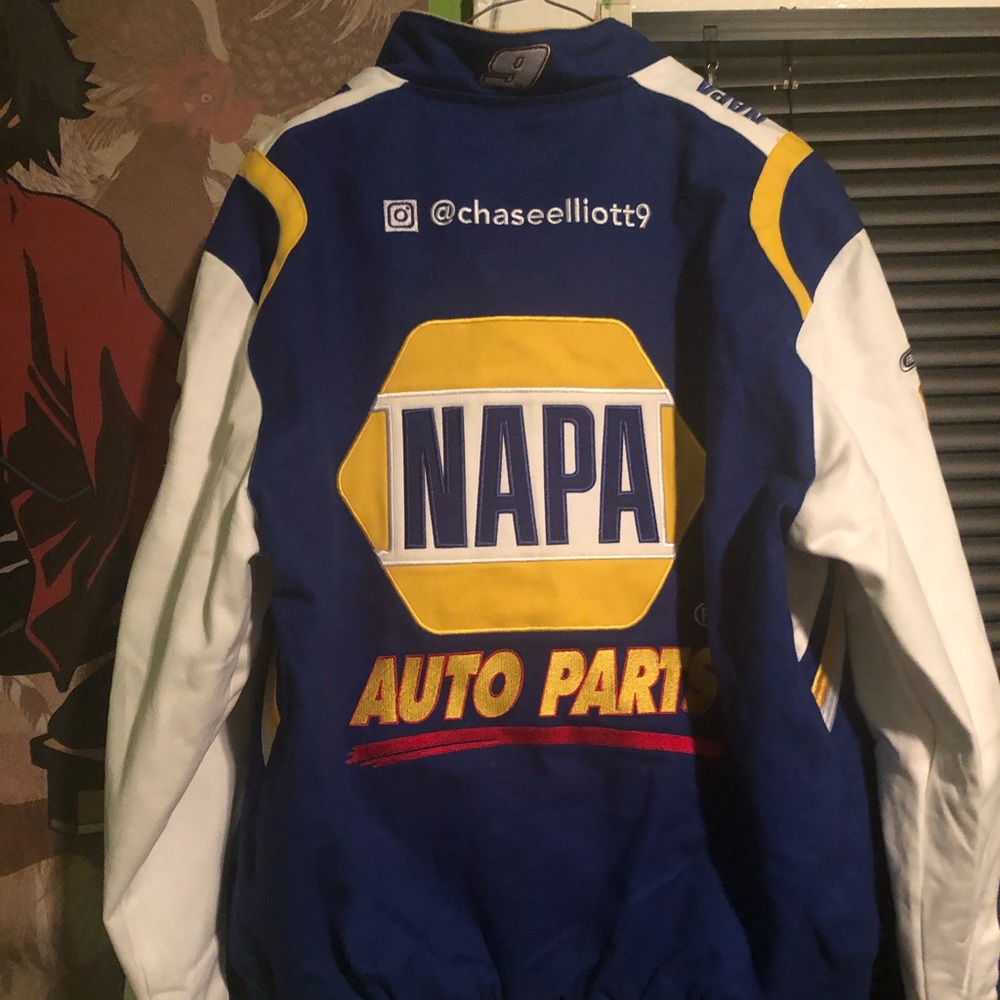 Chase Elliott NASCAR Napa auto parts pit jacket